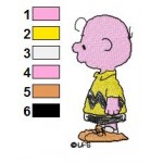 Snoopy Charlie Brown 06 Embroidery Design